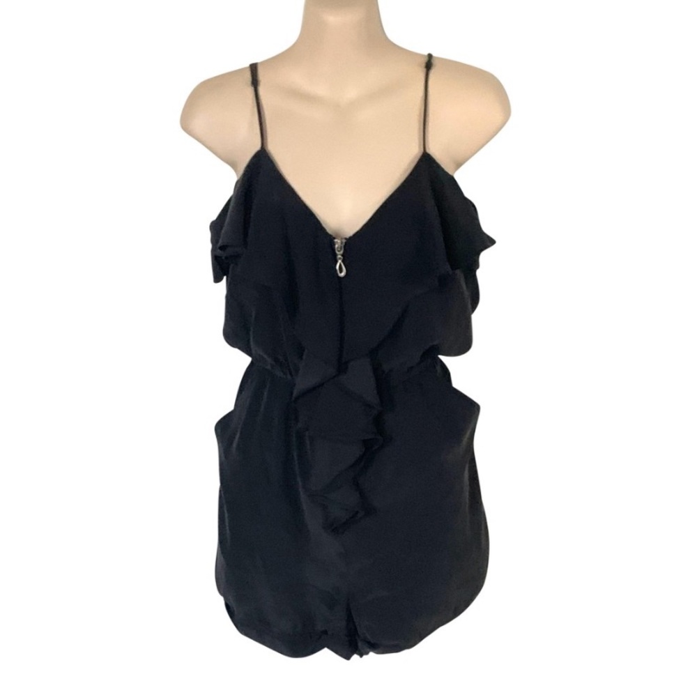 Laundry by Shelli Segal Strappy Ruffled Romper